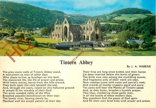 Picture postcard tintern - postcard_,