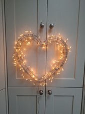 Indoor Discontinued large ikea glansa metal hanging fairy light heart See Fault