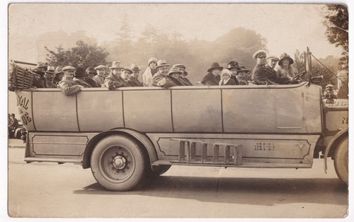 1922 royal blue charabanc - 1922,