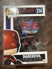 Charlie Cox Signed Funko Pop Marvel Autograph Daredevil 214