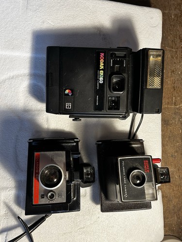 Vintage polaroid cameras - cameras, 3