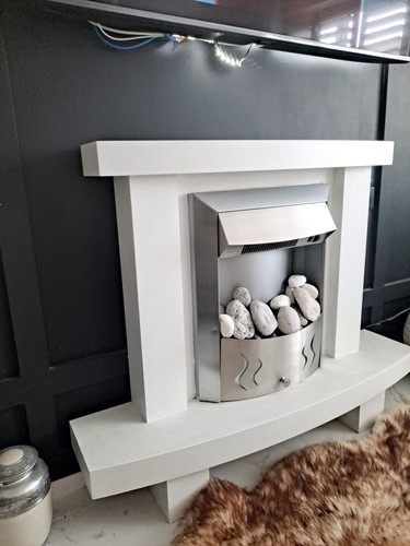 Free standing electric fire - standing,