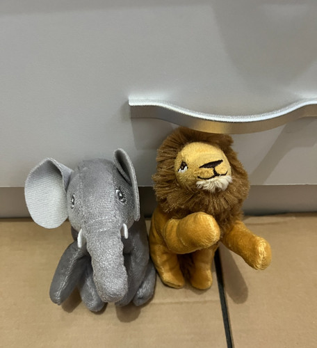 Ikea small mini elephant lion - ikea,