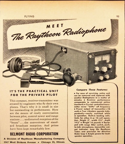 1946 belmont radio - belmont, the