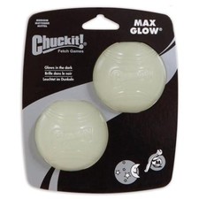 Chuckit Glow Ball, Small, Medium, Large and X-large