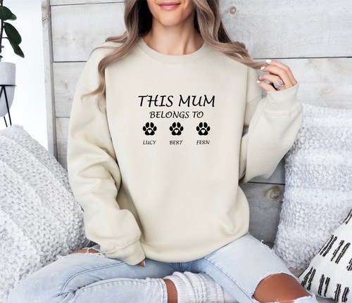 Cat mum sweater personalised - mum,