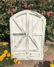 English Barn Door, White Wood