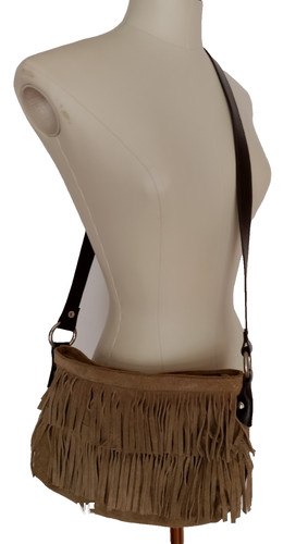 Oasis fringe 100 real suede - ,