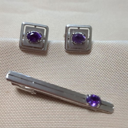 Lionstar amethyst cufflinks - lionstar,