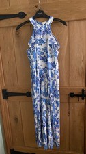 New Next Blue Floral Pleated