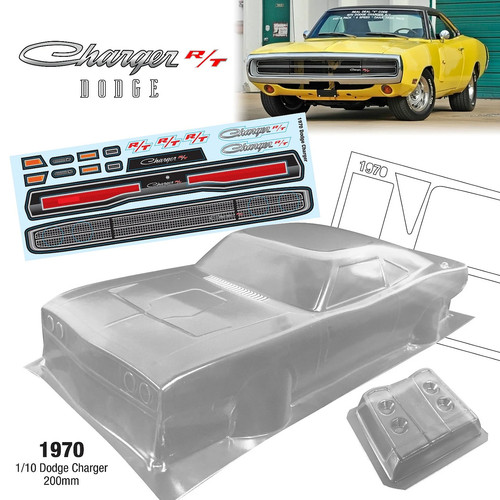 1970 dodge charger - 1/10, 200mm