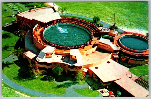 Vtg postcard seaquarium - vtg,