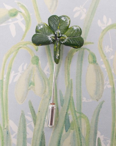 Shamrock pin clover - clover,