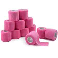 PINK TATTOO GRIP TAPE SELF-ADHESIVE ELASTIC BANDAGE TUBE COVER 5CM X 4.5M ROLLS