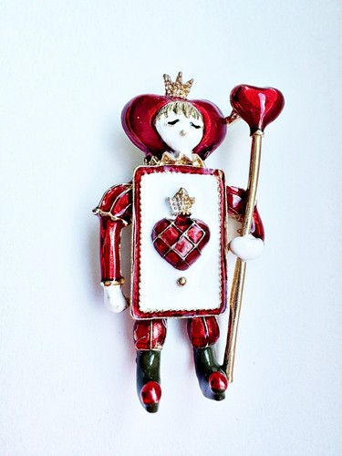 Vintage brooch unusual - brooch, ace