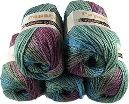 Rainbow wool pack - x, 100g