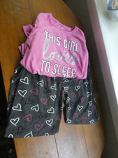 Jeff & Co Girls Hearts Pyjamas