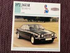 Jaguar, XJ12 and V12,   1972,    Luxury Class Car, G.B.,Collectors Card