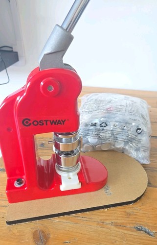 Costway badge maker 25mm - maker, pin