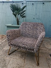 Funky Leopard Print Arm Chair
