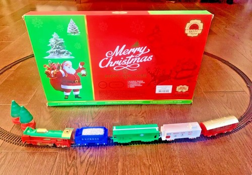 Large christmas train set - christmas,
