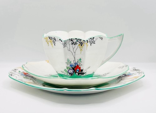 Shelley bone china trio - china,