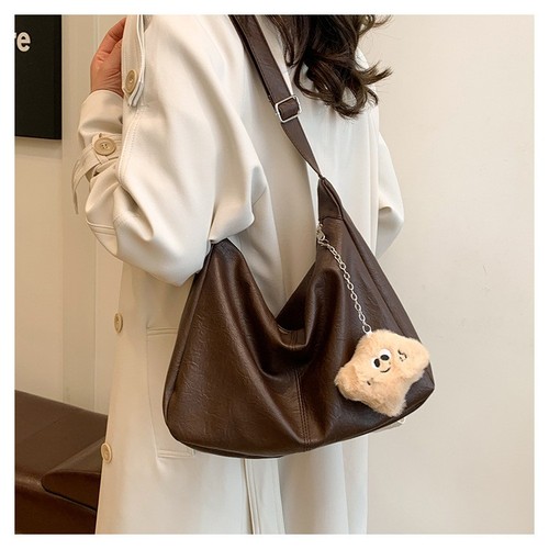 Women brown leather - pu,