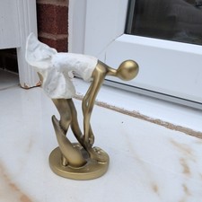 dancing girl lady Figurine