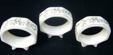 Three Johnson Brothers Eternal Beau Napkins Rings - Look in VGC