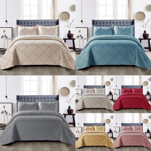 Piece quilted bed throw - 3,