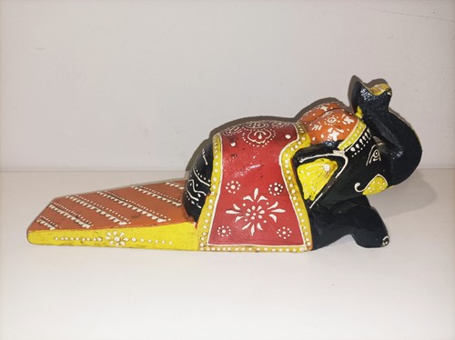 Wooden indian elephant - wooden,