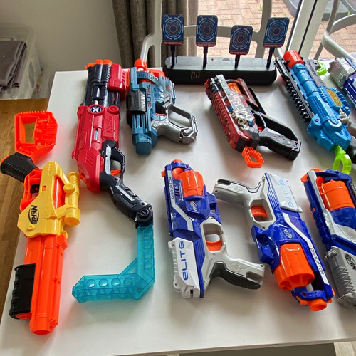 Nerf foam dart blasters bundle - foam,
