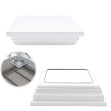 4 x 4 Post Cap & Base Set