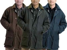 Mens padded wax jacket british - wax,