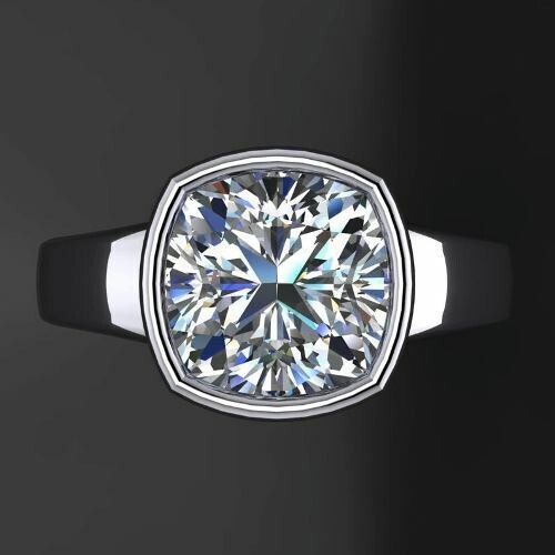 3ct cushion cut - 3ct,