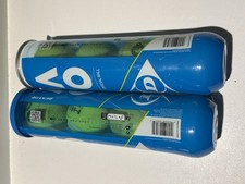 Dunlop AO Official Tennis Balls – 2 Cans (8 Balls) – Used, Good Condition