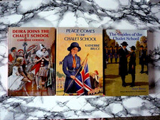 THE CHALET SCHOOL 3 TITLES after ELINOR BRENT DYER GIRLS GONE BY SUPERB CON.