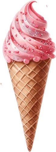 Valentine day ice cream wall - ice,