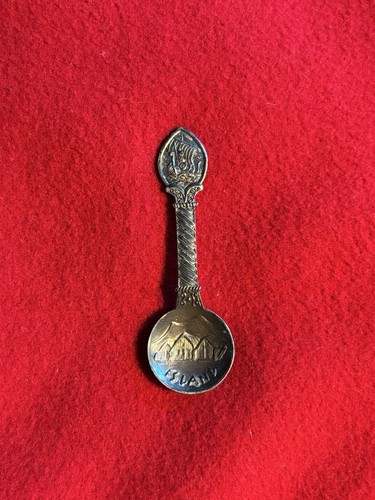 Vintage iceland souvenir spoon - iceland,