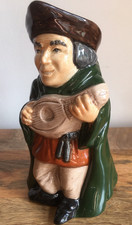 Roy Kirkham Pottery Character Jug Staffordshire England Alan A Dale Toby Jug VGC