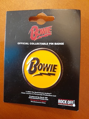 David bowie pin - pin, badge