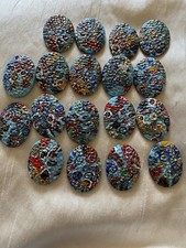 18 Vintage Millefiori Venetian