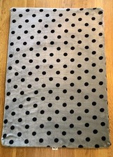 Petface Polka Dot Foam Dog Mattress XXL 100x70x4cm Grey & Black Unused