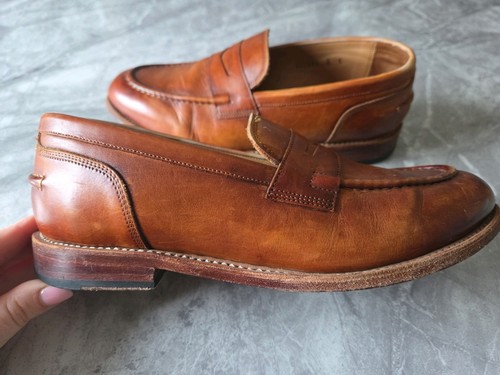 Grenson jago leather penny - leather,
