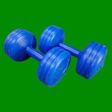 2x 5KG YORK Dumbbells Set, Hand Weights Home Gym Workout Fitness Biceps Exercise