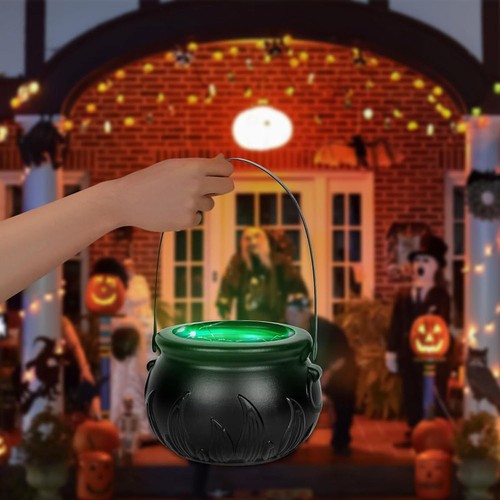 Black witch cauldron with - black,