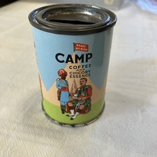 1970s Vintage Camp Coffee Tin