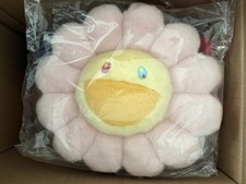 Takashi Murakami Flower Plush Cushion Pillow 30cm Pink