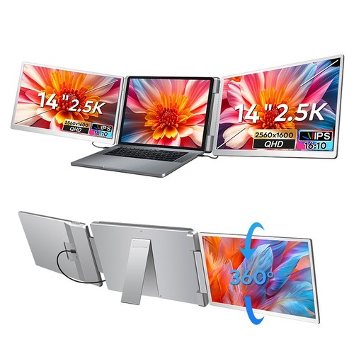Portable triple monitor - portable,