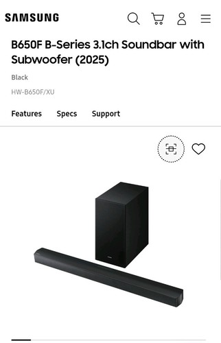 Samsung b650 1ch soundbar - hw-b650,